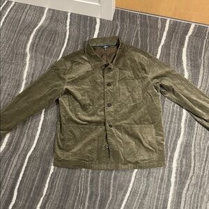 Men's Olive Casual Shirt Jacket